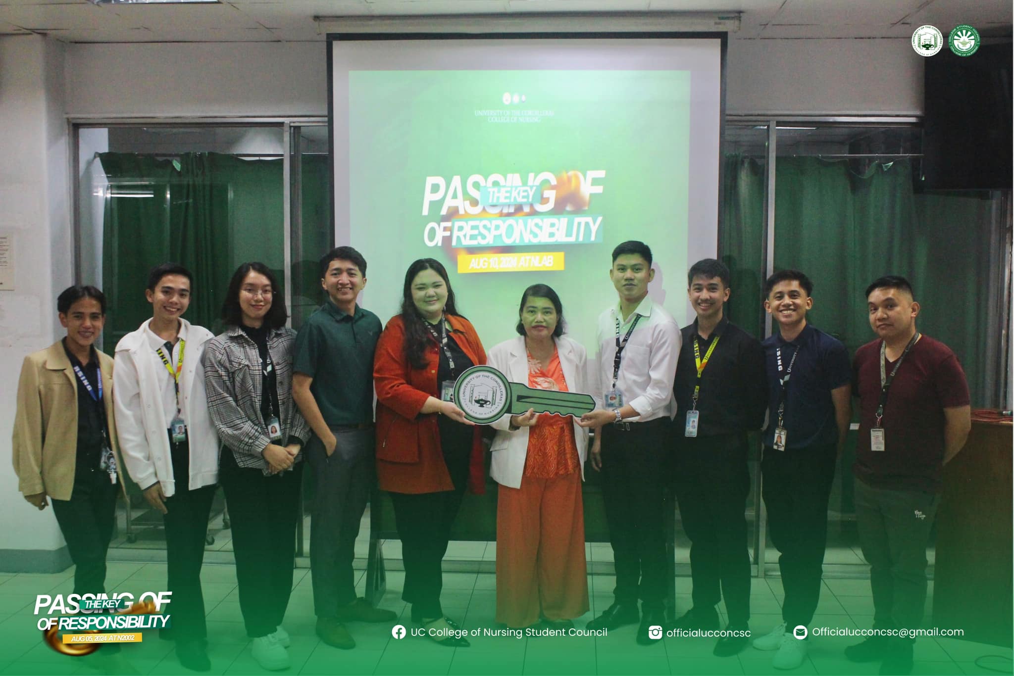 UC College of Nursing Holds Turnover Ceremony for CSC and UYAHH Officers