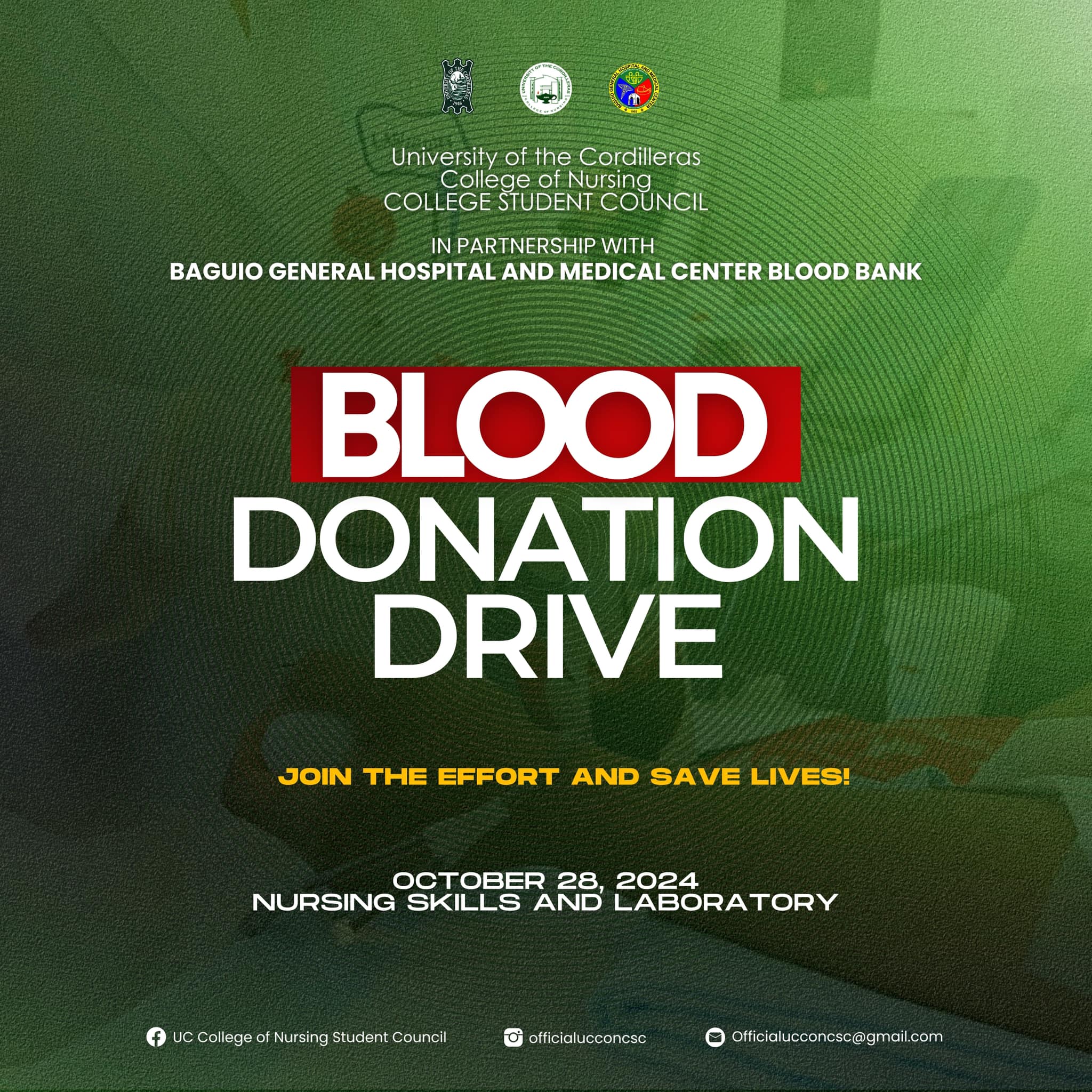 Empower Lives Through Blood Donation: Join Us at the University of the Cordilleras